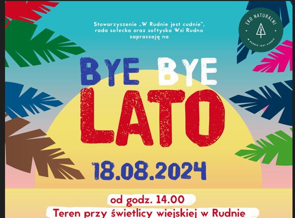 Zarezerwujcie czas na niedzielę 18 sierpnia! W Rudnie przy świetlicy czeka na was masa atrakcji. Speed carving, płukanie złota to tylko niektóre z nich.